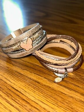Boho Wrap Bracelet 2 Piece Bundle Costume Jewelry